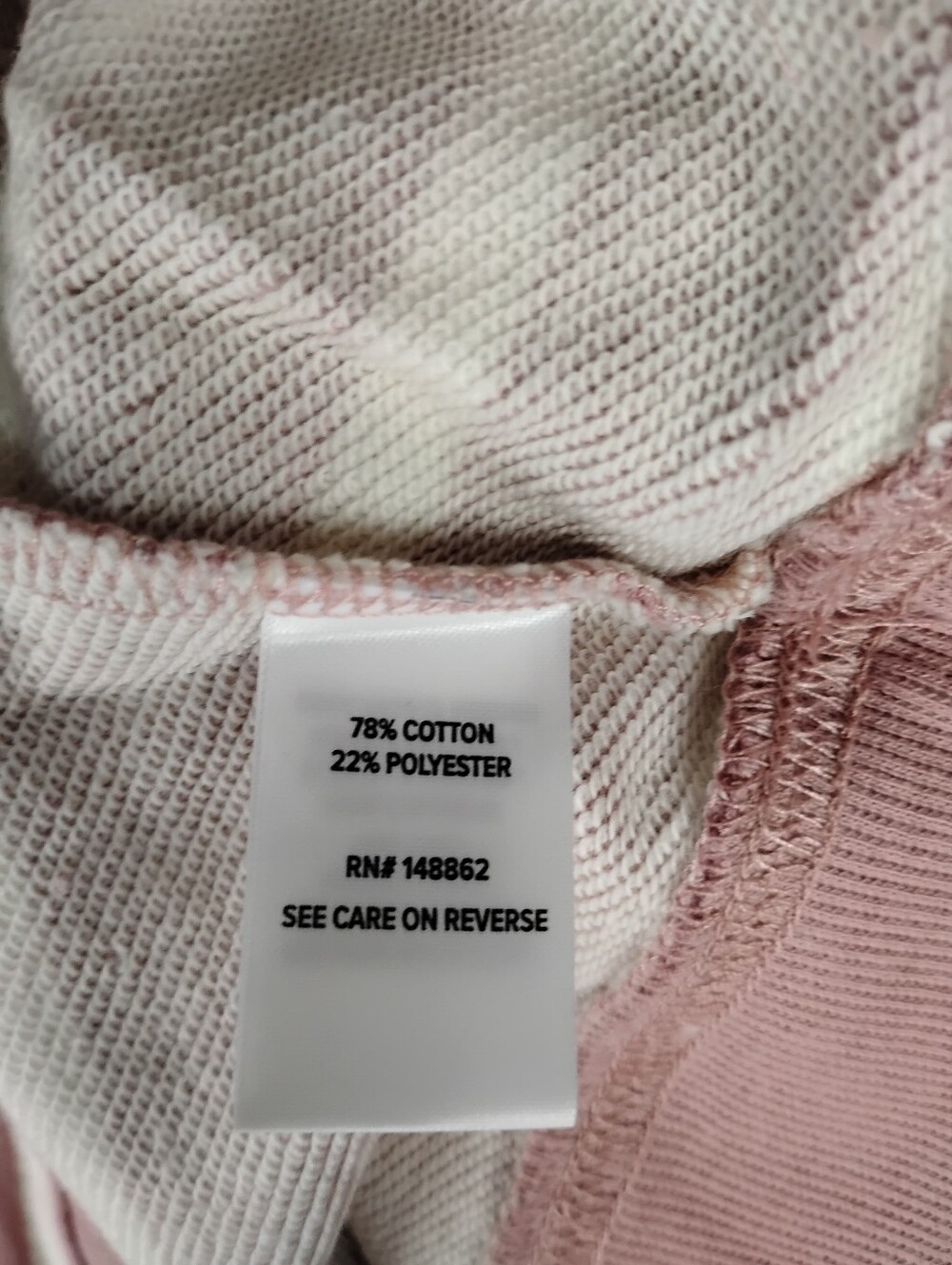 New Torrid Striped Crewneck Sweatshirt in Dusty Rose & White Stripe Size 2X - Picture 7 of 7